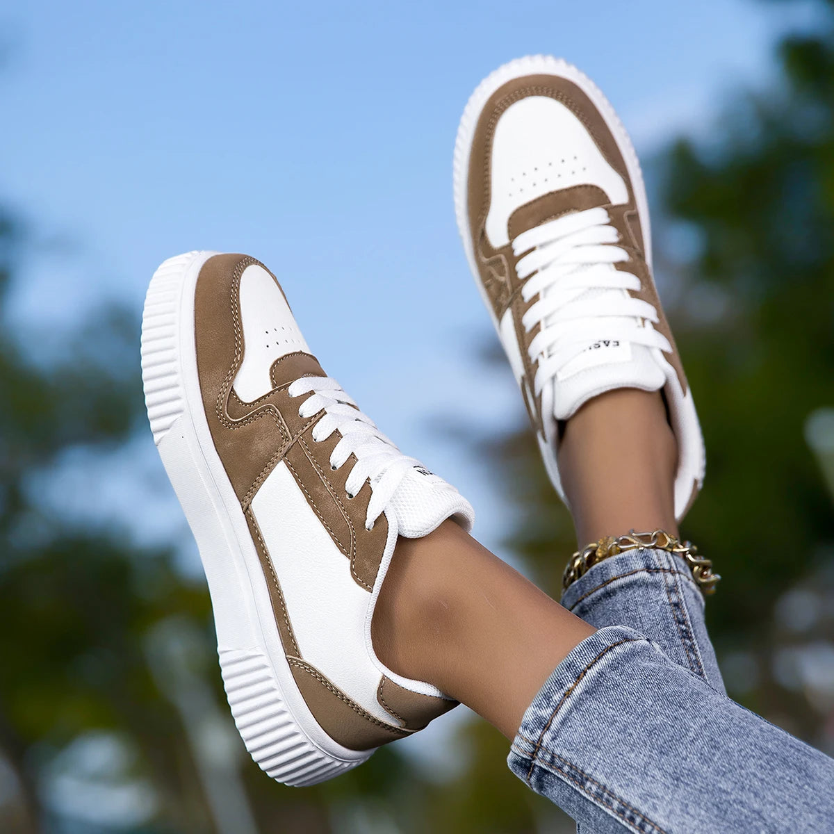 Baskets Premium Lencensa Unisexe - Chaussures Sport Haute Qualité Respirantes