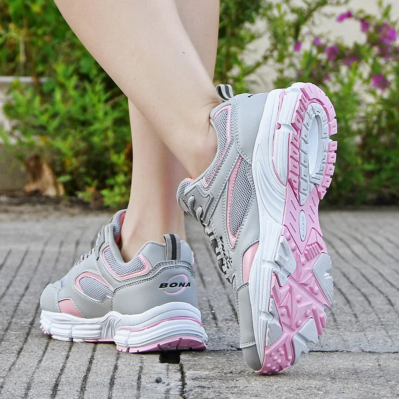 Lencensa - Chaussures Course Femme Premium | Baskets Sport Respirantes de Qualité Supérieure