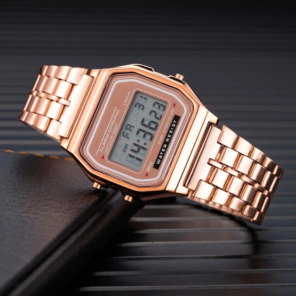 Nouvelles montres numériques pour hommes sport Bracelet étanche horloge or électronique montre-Bracelet LED femmes décontracté Montre Homme Relogio