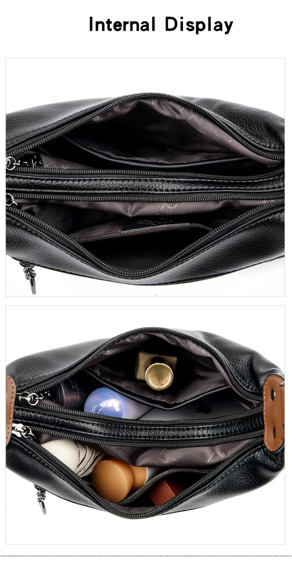 Sac à main en cuir souple pour femme, sac à bandoulière, sac messager décontracté, haute qualité, créateur de luxe, initié, nouveau