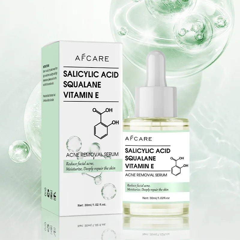 Sérum anti-acné coréen pour le visage, acide salicVAC, essence remodelée, squalane, vitamine E, hydratant, éclaircissant, produits de soin de la peau