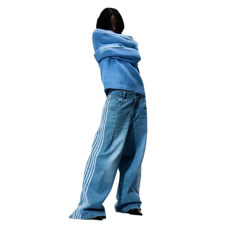 Jean Baggy Premium Lencensa Y2K - Denim Haute Qualité Unisexe Streetwear