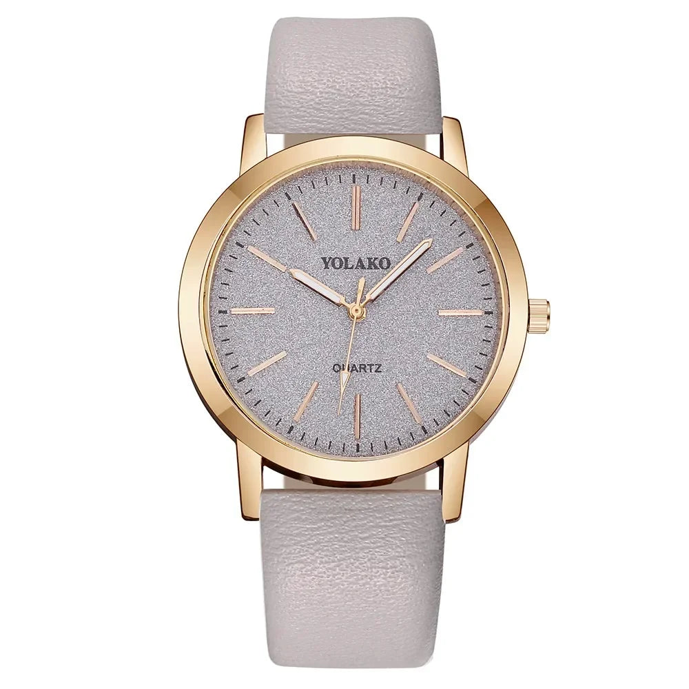 Femmes montres marque de luxe mode dames Montre Reloj Mujer Montre en cuir femmes Femme montres à Quartz Montre Femme