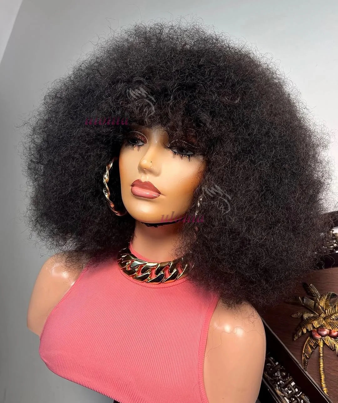 Cheveux péruviens Pixie court Afro crépus bouclés Bob coupe rebondissant pas cher pleine Machine faite perruques de cheveux humains pour les femmes noires sans colle Remy