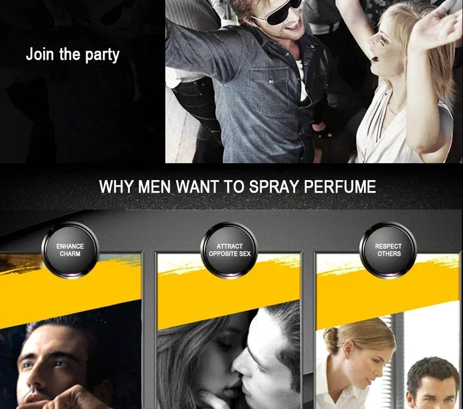 Sexuellement de gentleman pour homme, auto-décodeur, Cologne, atomiseur, frais, tentation, parfum masculin, offre spéciale