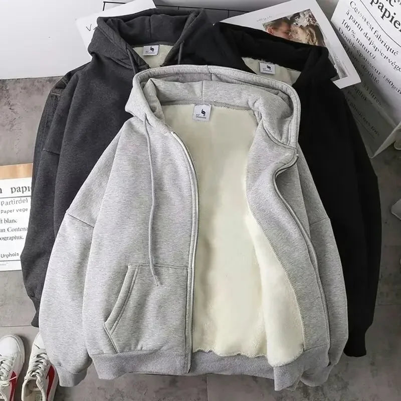 Cardigan Couple Premium Lencensa - Sweat Style Américain Col Montant - Qualité Exceptionnelle