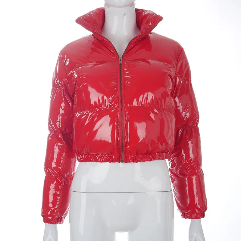 Cardigan Femme Col Montant Y2K - Manteau Streetwear Automne Hiver