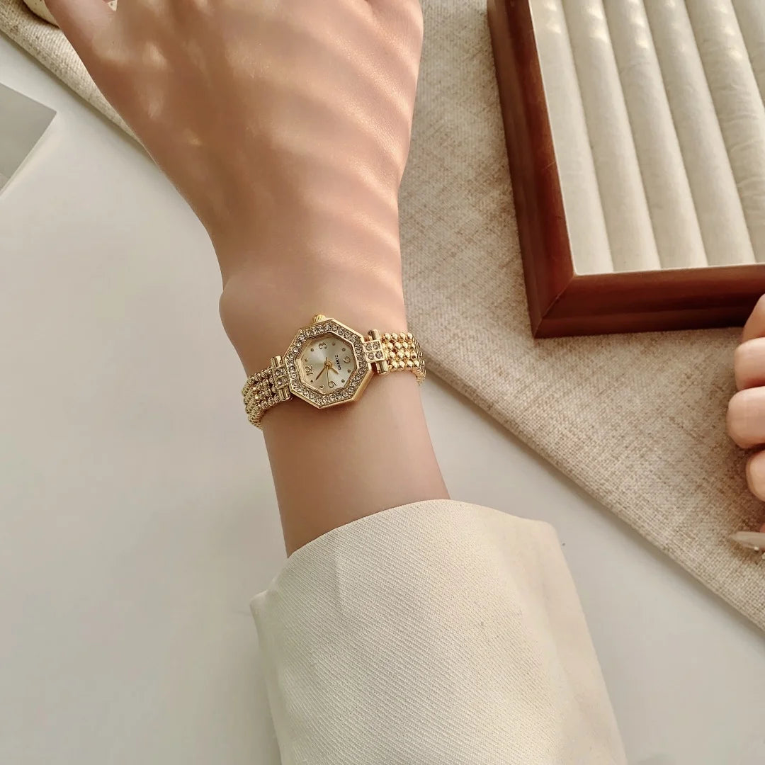 Femmes montres Top marque de luxe montres dames mode or Bracelet montre femme élégante horloge femmes montre femme