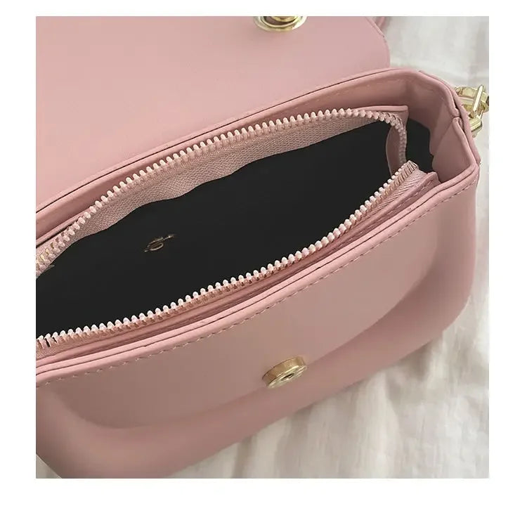 Sac à bandoulière exquis Shopper Sac Femme Portable léger Bolsos Mujer sacs à bandoulière pour Femme nouveau doux solide Bolso
