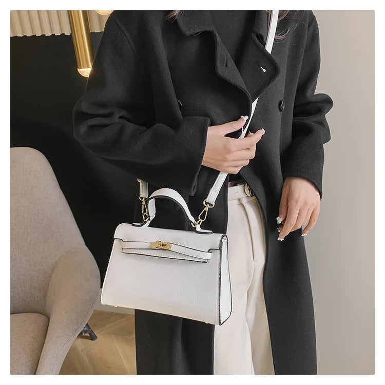  Sac messager coréen tendance 2025 – Sac à main à bandoulière texturé polyvalent, portable et à la mode 