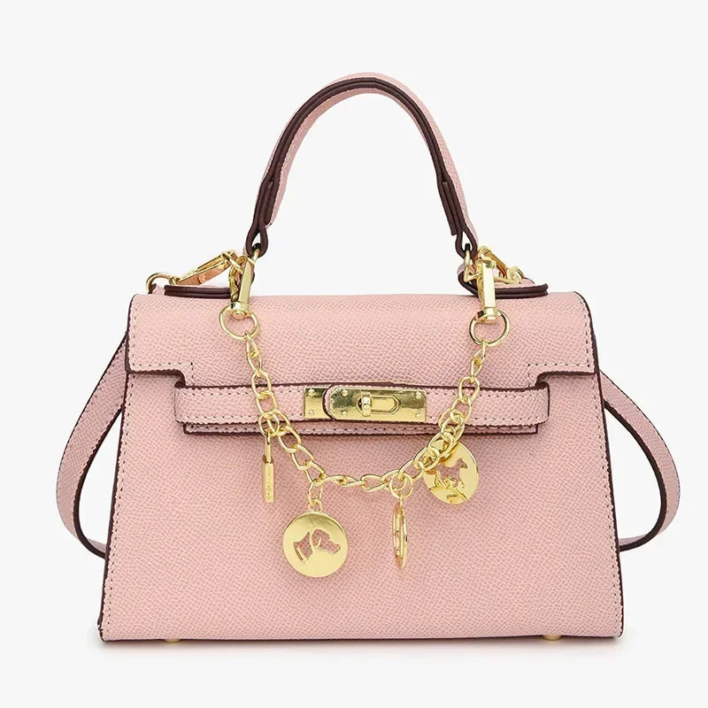 2025 sac fourre-tout à serrure tournante femmes sac à bandoulière minimaliste Style Kelly jour à nuit trajet voyage sac à bandoulière Euro Chic