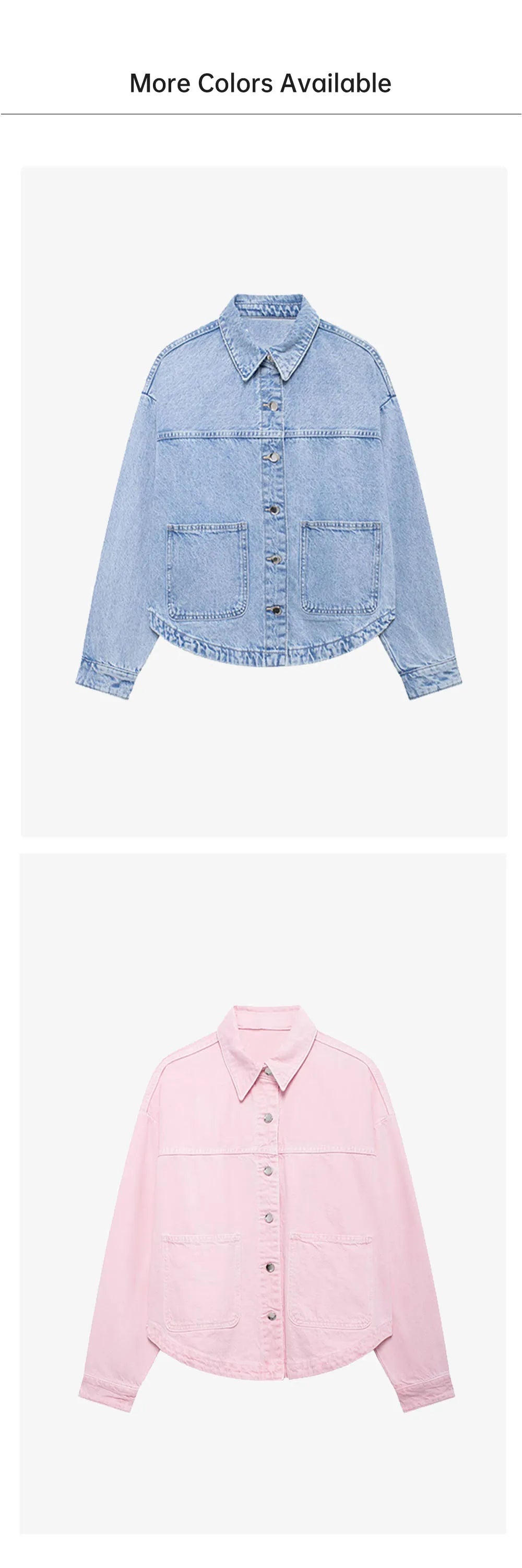 Veste Denim Premium Lencensa - Manteau Femme Haute Qualité Automne 2024