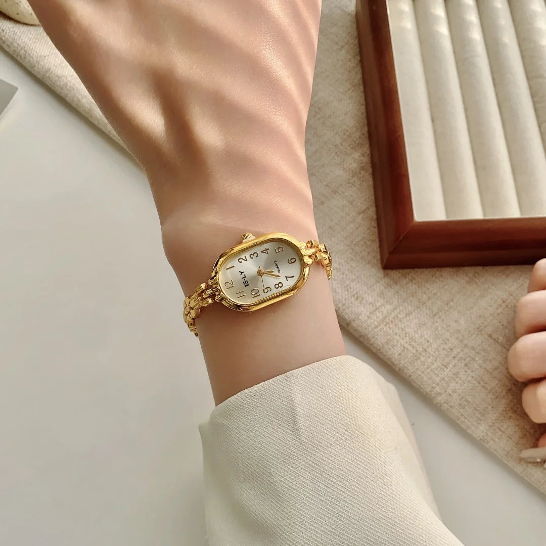 Femmes montres Top marque de luxe montres dames mode or Bracelet montre femme élégante horloge femmes montre femme