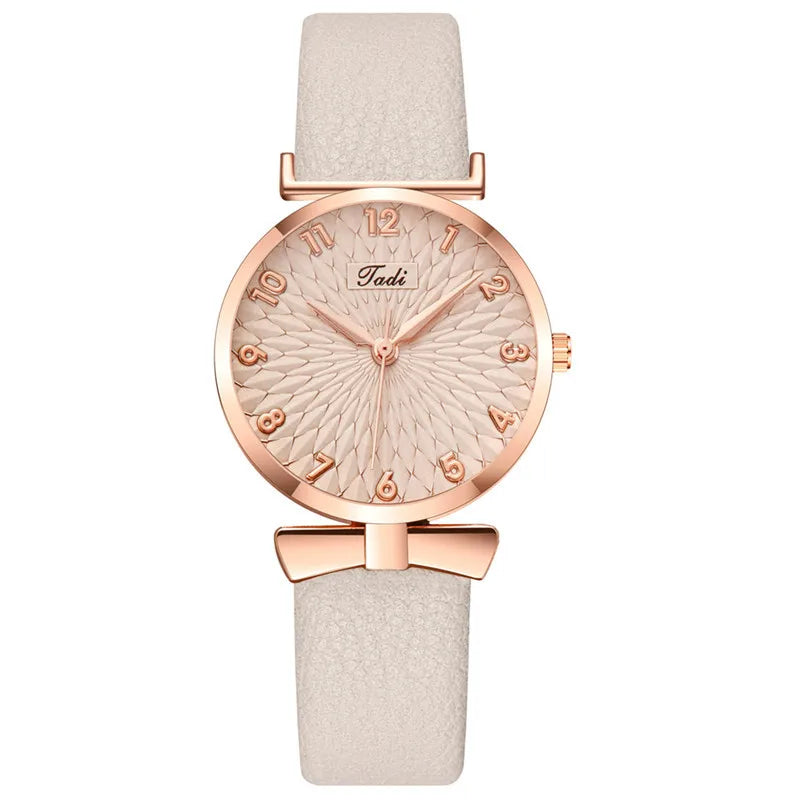 Mode femmes Montre bracelet en cuir Pu Montre-bracelet montres à Quartz pour femmes horloge dames Montre cadeau Reloj Mujer Montre Femme