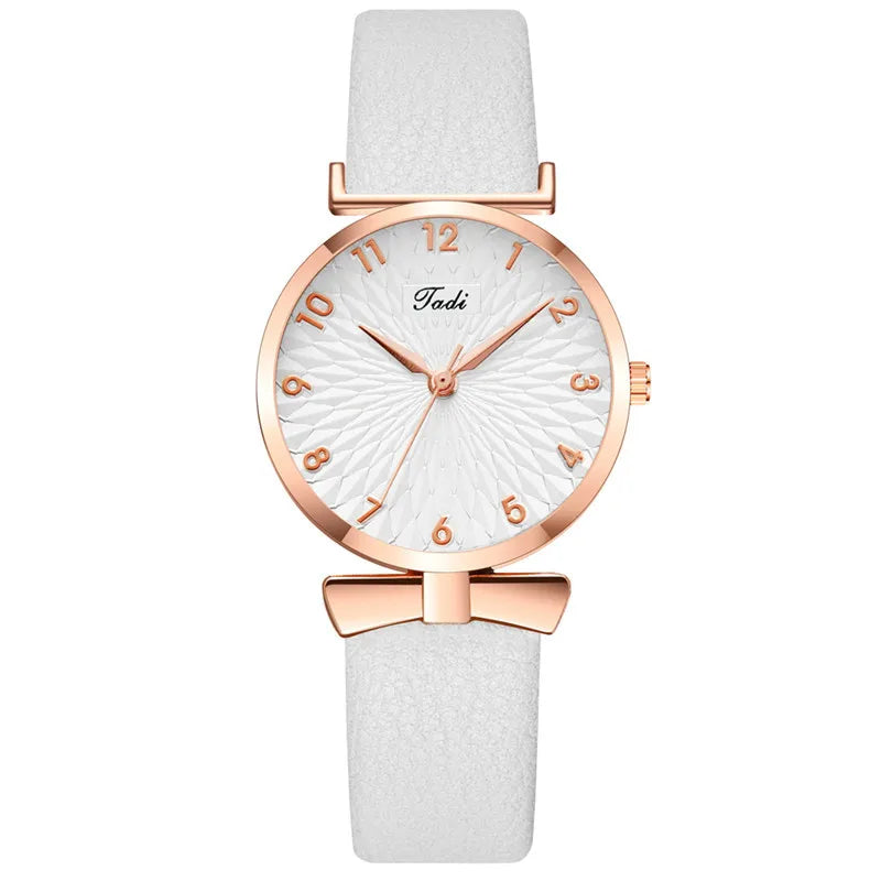 Mode femmes Montre bracelet en cuir Pu Montre-bracelet montres à Quartz pour femmes horloge dames Montre cadeau Reloj Mujer Montre Femme
