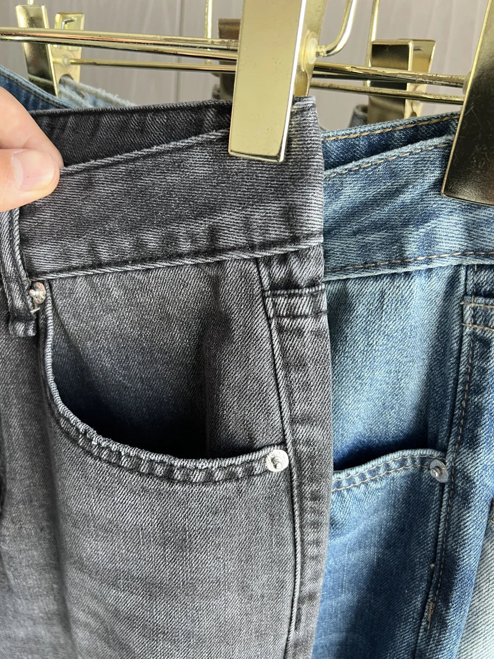 Jean Premium Femme Z1975 - Denim Haute Qualité Taille Droite Y2K 2025