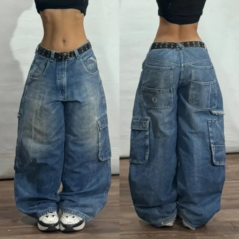 Jean Baggy Premium Lencensa Unisexe - Denim Haute Qualité Y2K Streetwear