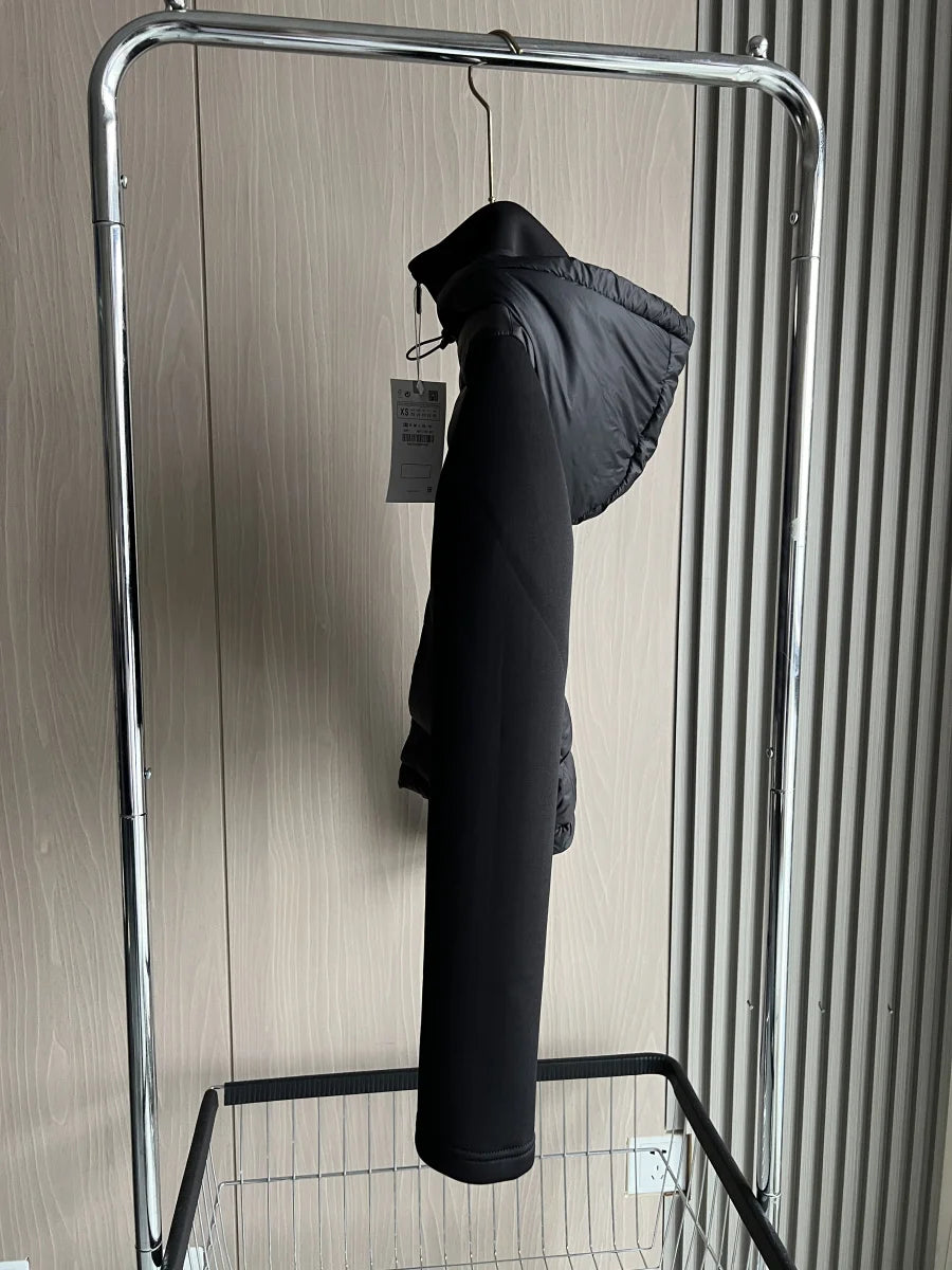 Doudoune Femme Légère - Manteau Sport Hiver avec Fermeture Éclair