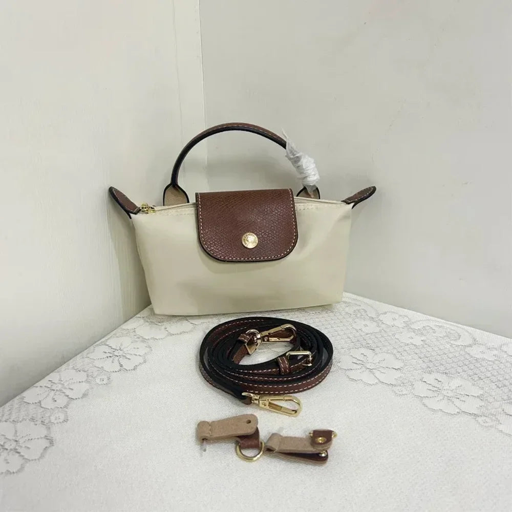France Mini sac à main en nylon sans perforation une épaule femmes sac multifonctionnel printemps automne boulettes sac