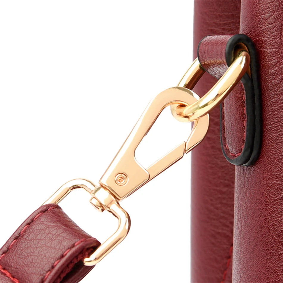 Sac à Main de Luxe en Cuir Souple pour Femme, Sacoche à Bandoulière de Styliste à 3 Couches, Fourre-Tout de Grande Capacité, 2022