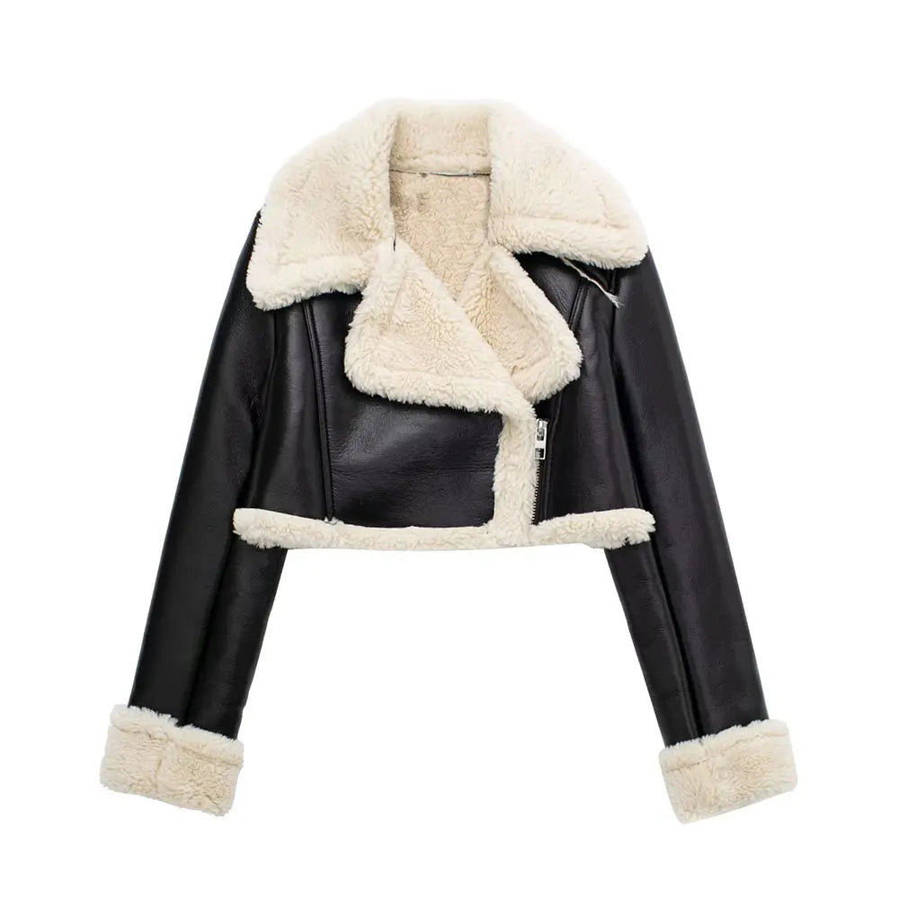 Willshela femmes mode solide avant vestes à glissière Vintage revers cou manches longues femme Chic dame tenues