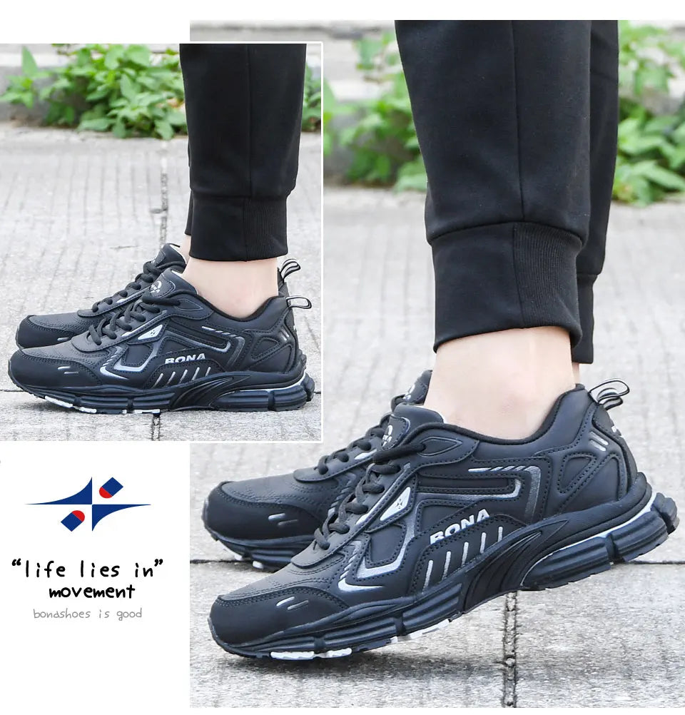 Lencensa - Chaussures Jogging Homme Premium | Baskets Sport Outdoor de Qualité Supérieure
