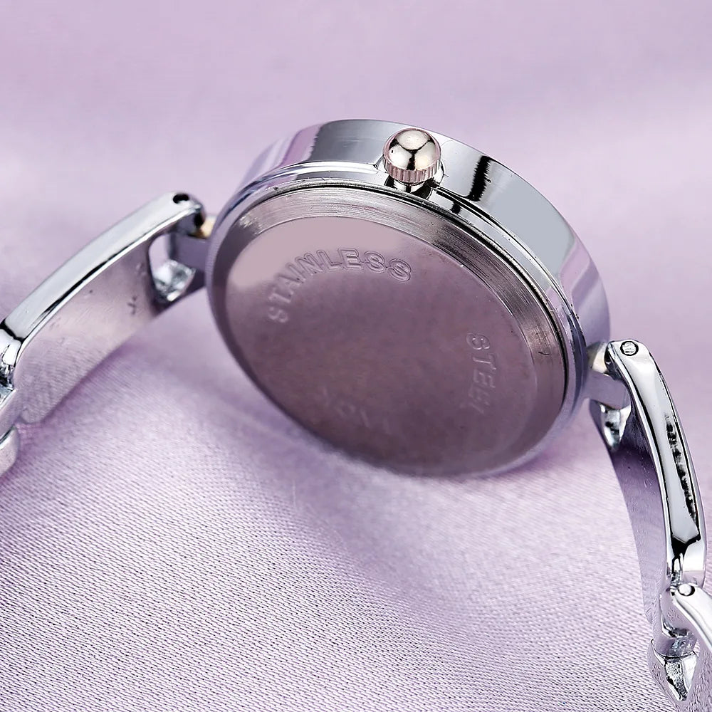Femme montres nouveau Rose argent dames Bracelet Montre à Quartz dames robe montres Relogios Feminino Reloj Mujer Montre Femme