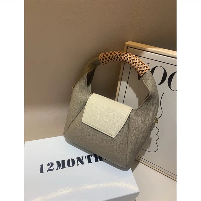 Sac à bandoulière tissé pour femme, sac à main décontracté, marque de créateur, haute qualité, offre spéciale, E27, 2023