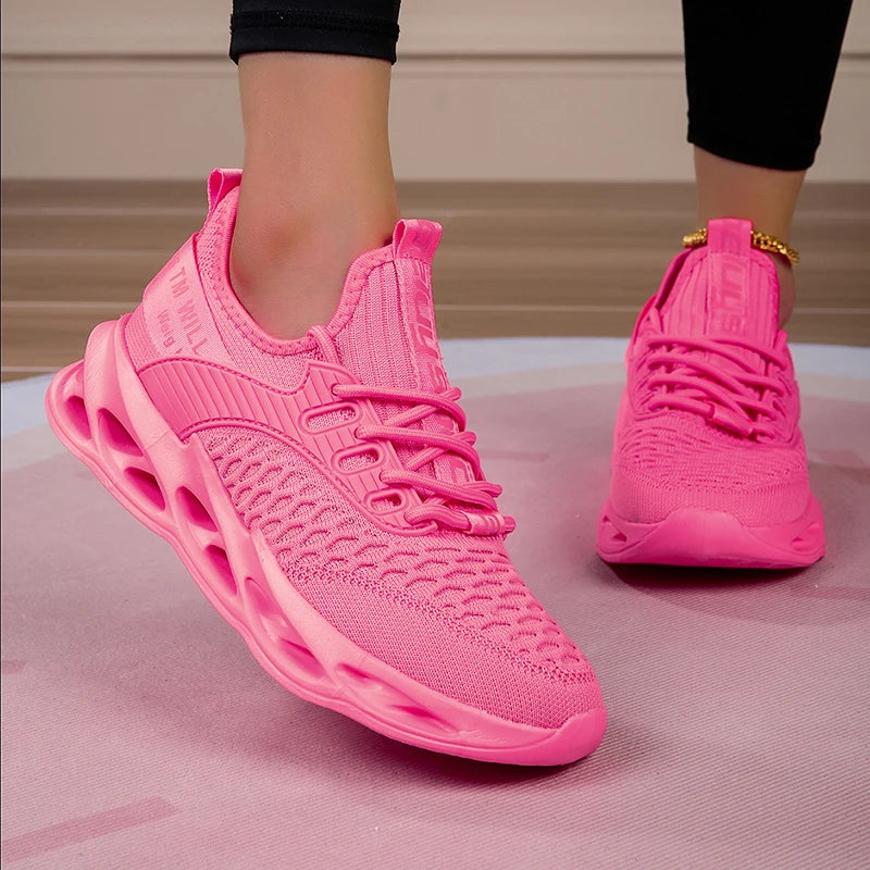 Femmes chaussures de Sport mode plate-forme baskets dames printemps hiver chaussures plates chaussures de course pour femme grande taille 43