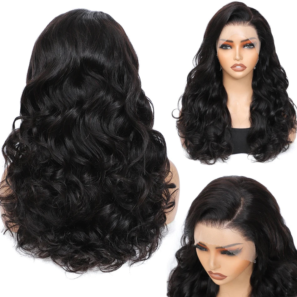 100% cheveux vierges brésiliens bruts Double dessiné vague rebondissante 13x4 dentelle frontale perruque 250% densité 4X4 HD dentelle fermeture porter et aller perruques