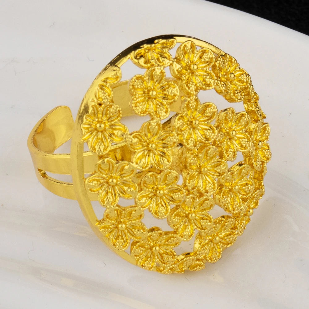 Ensemble Bijoux Luxe Plaqué Or - Collection Dubai Noble Unisexe