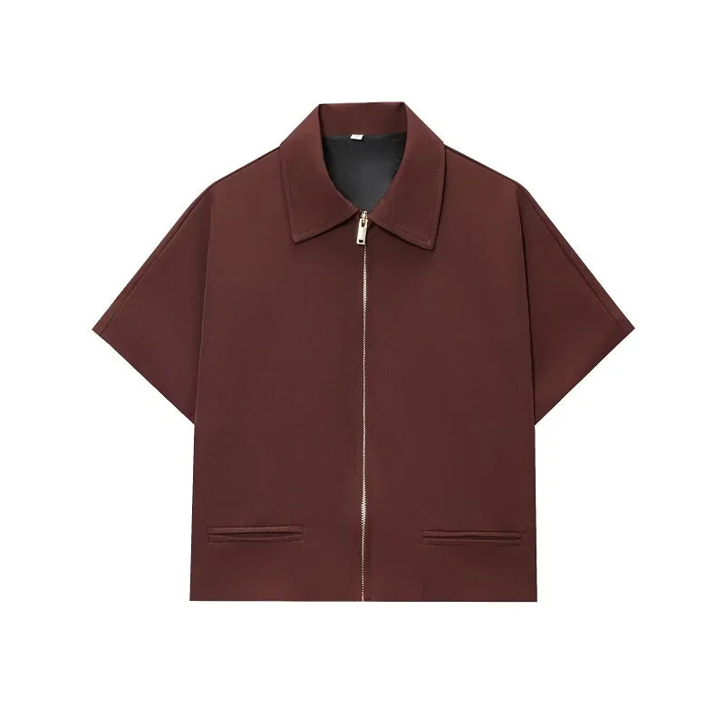 Veste Courte Premium Lencensa Femme - Blazer Été Haute Qualité Manches Courtes