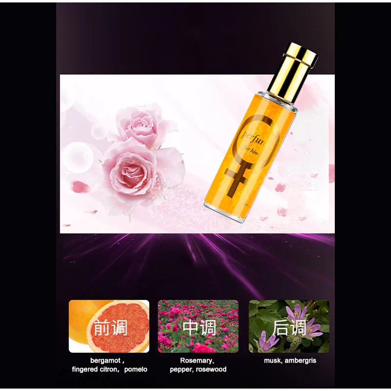 Sexuellement de phéromone séduisant pour hommes et femmes, parfum charmant pour attirer les femmes, parfum flirtant pour les rencontres, spray corporel longue durée, 90ml