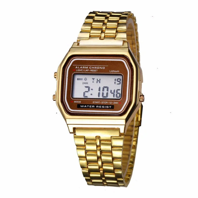 Nouvelles montres numériques pour hommes sport Bracelet étanche horloge or électronique montre-Bracelet LED femmes décontracté Montre Homme Relogio