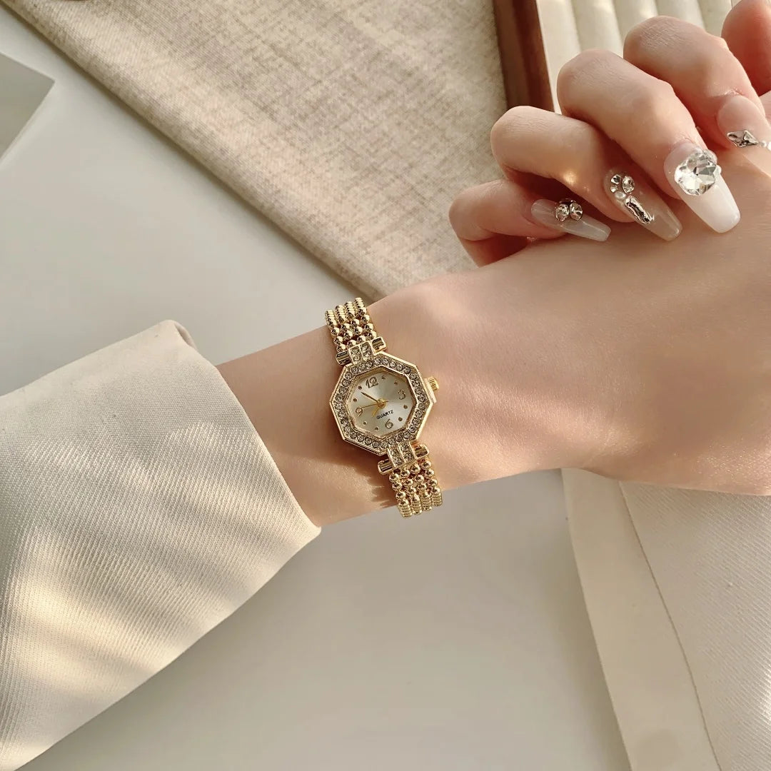 Femmes montres Top marque de luxe montres dames mode or Bracelet montre femme élégante horloge femmes montre femme