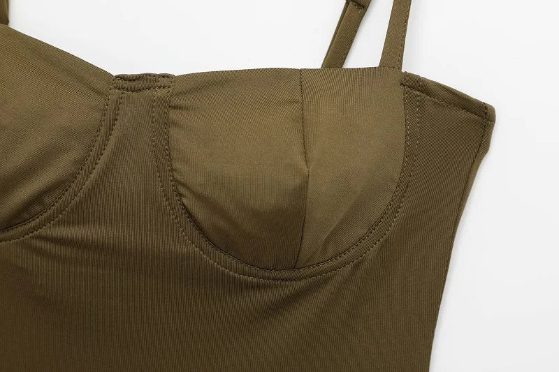 MUJER Sexy Satin Body Femmes Dos Nu Bustier Top Femmes Sexy Tenues Lingerie Bodys pour Femmes Sans Manches Femmes Top Body