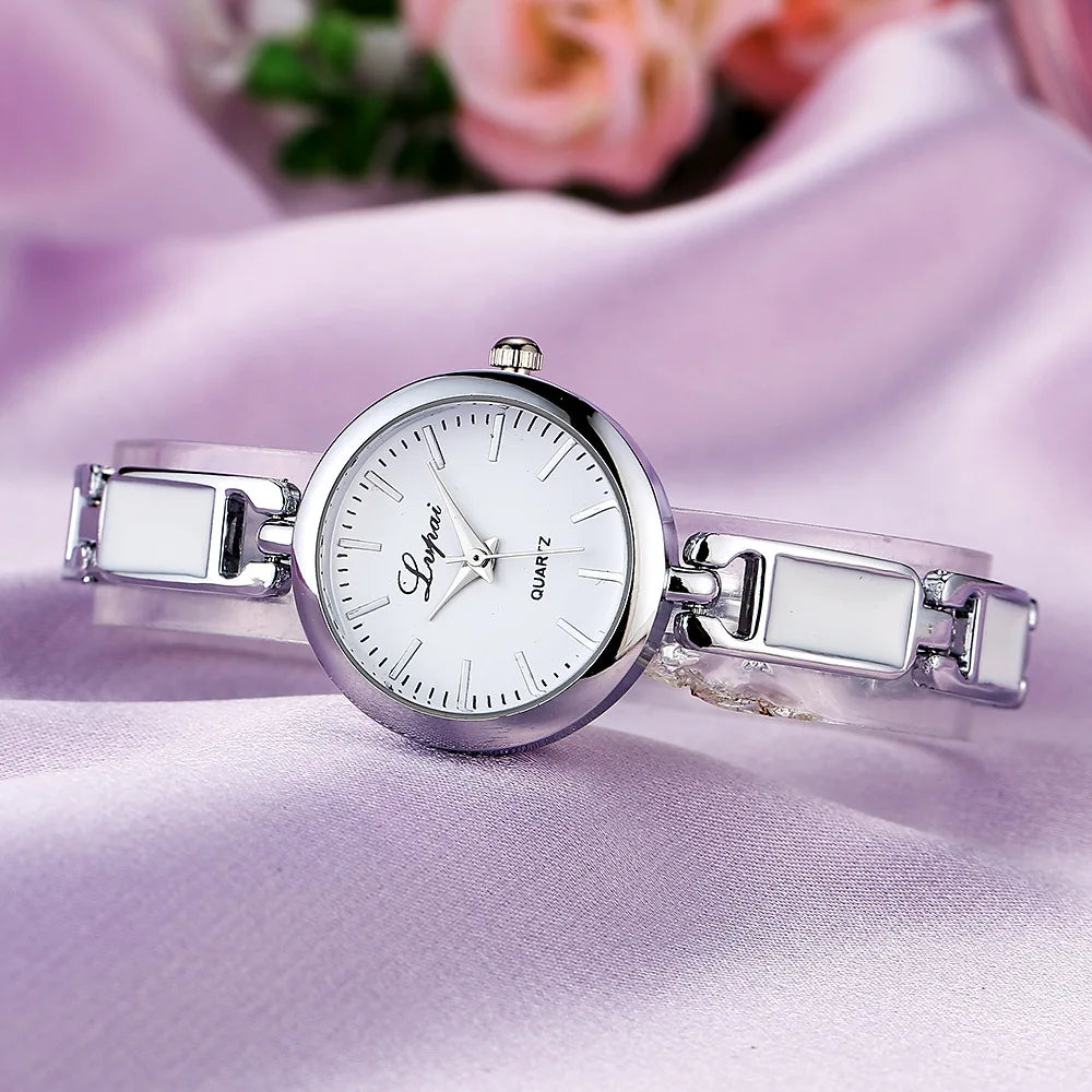 Femme montres nouveau Rose argent dames Bracelet Montre à Quartz dames robe montres Relogios Feminino Reloj Mujer Montre Femme