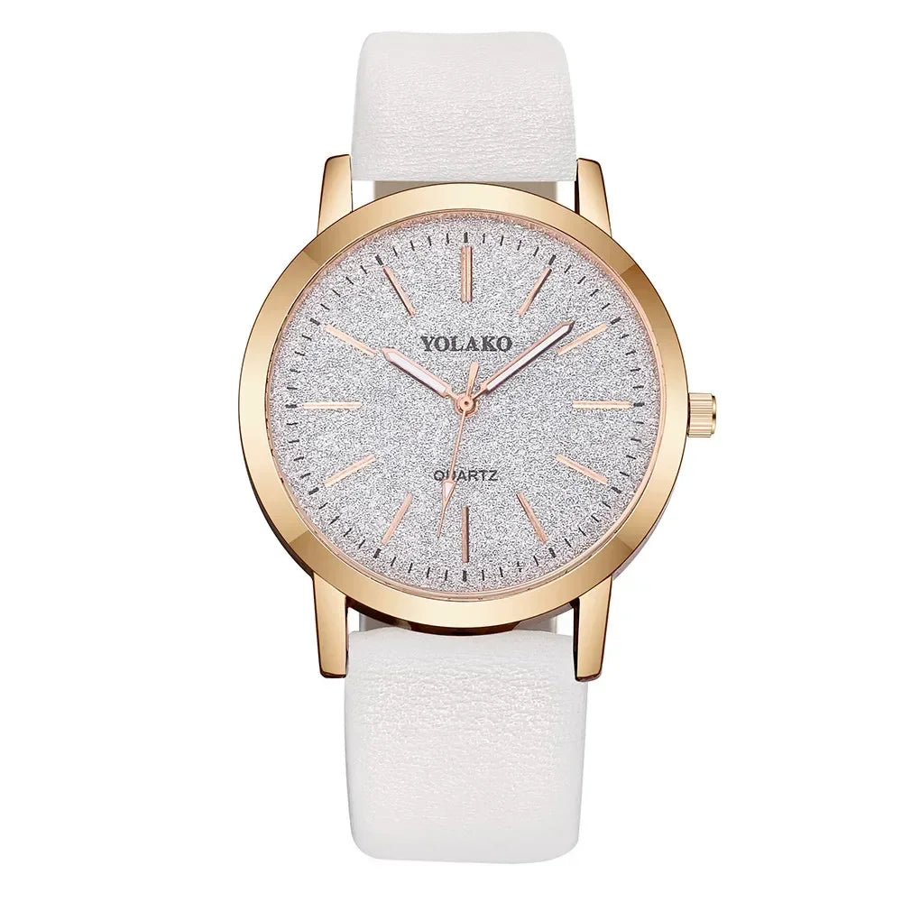 Femmes montres marque de luxe mode dames Montre Reloj Mujer Montre en cuir femmes Femme montres à Quartz Montre Femme