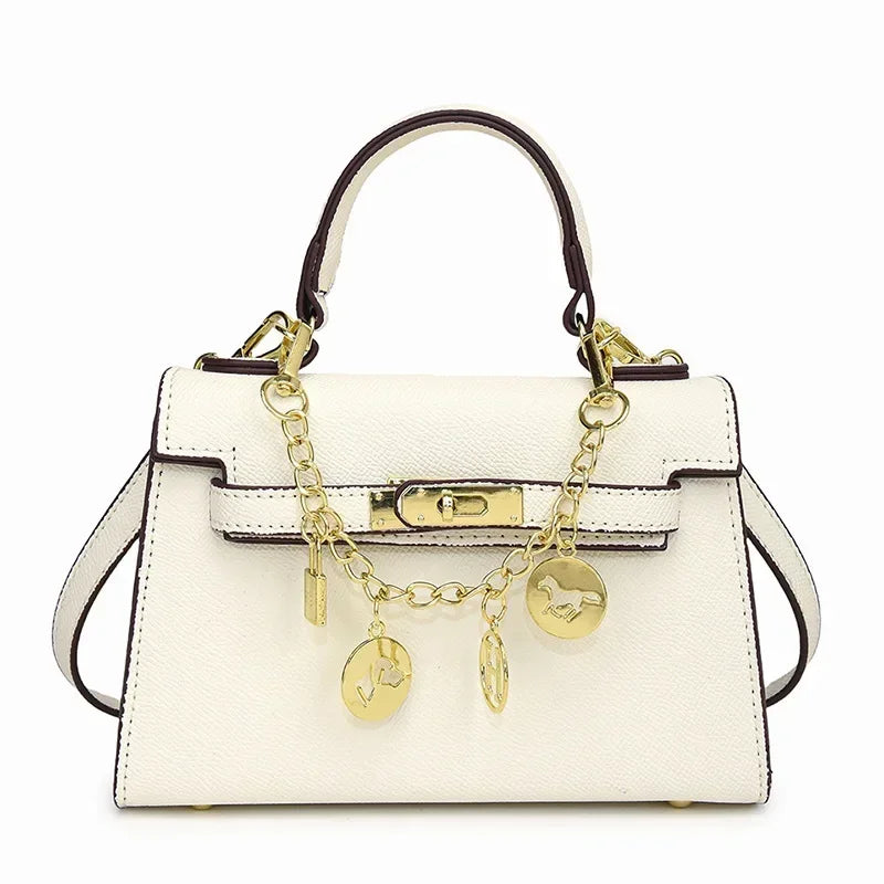 2025 sac fourre-tout à serrure tournante femmes sac à bandoulière minimaliste Style Kelly jour à nuit trajet voyage sac à bandoulière Euro Chic