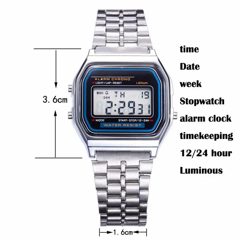 Nouvelles montres numériques pour hommes sport Bracelet étanche horloge or électronique montre-Bracelet LED femmes décontracté Montre Homme Relogio