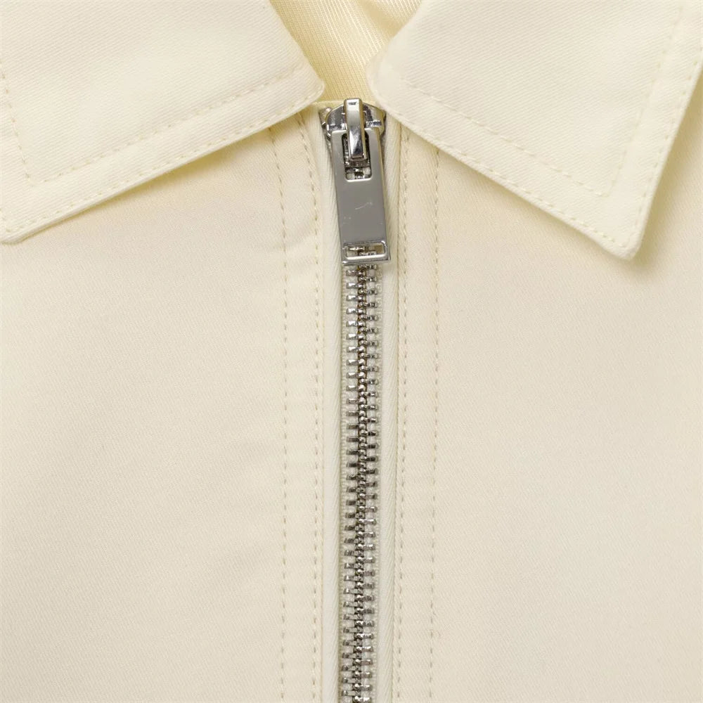 Veste Premium Femme Lencensa - Blazer Zippé Haute Qualité Polyvalent