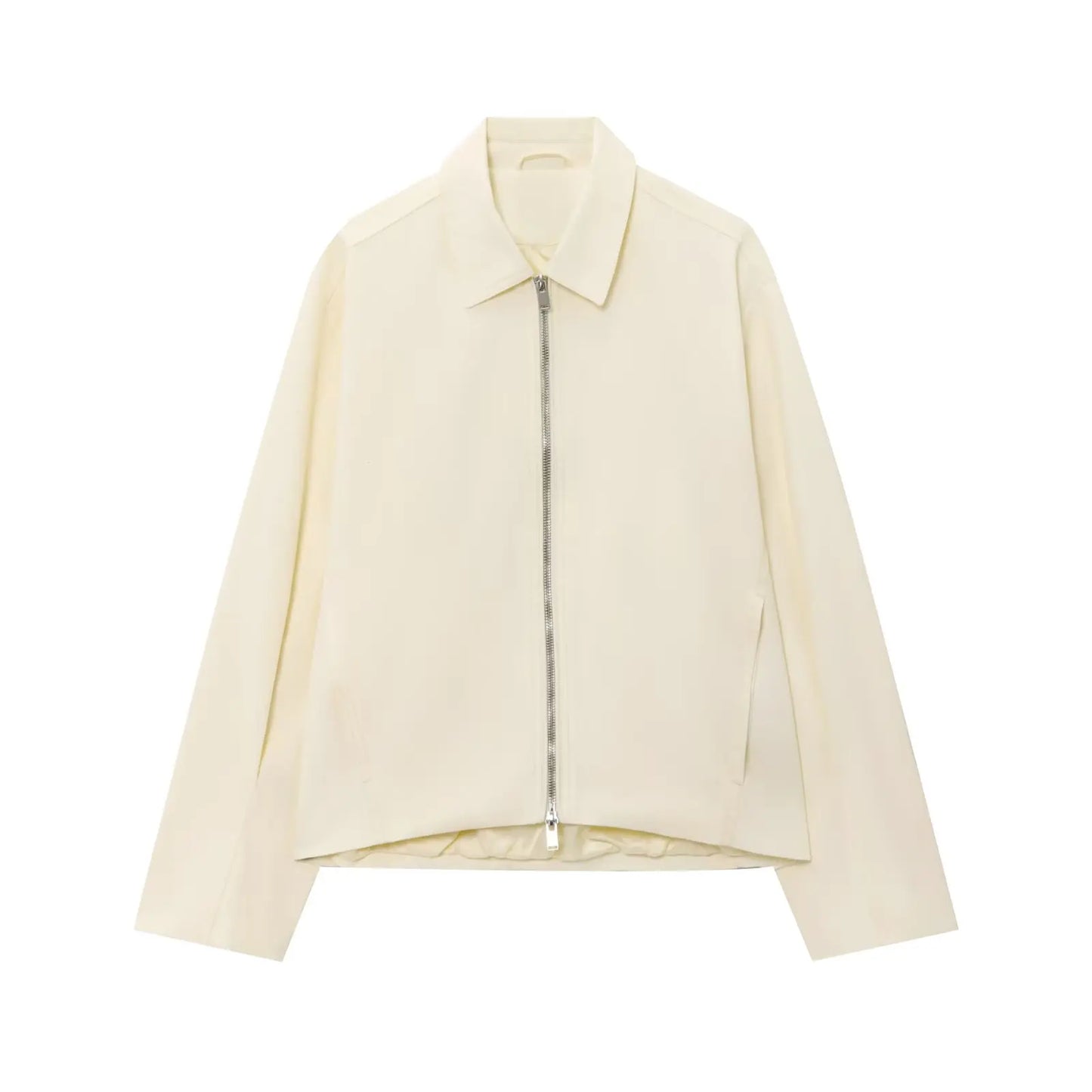 Veste Premium Femme Lencensa - Blazer Zippé Haute Qualité Polyvalent