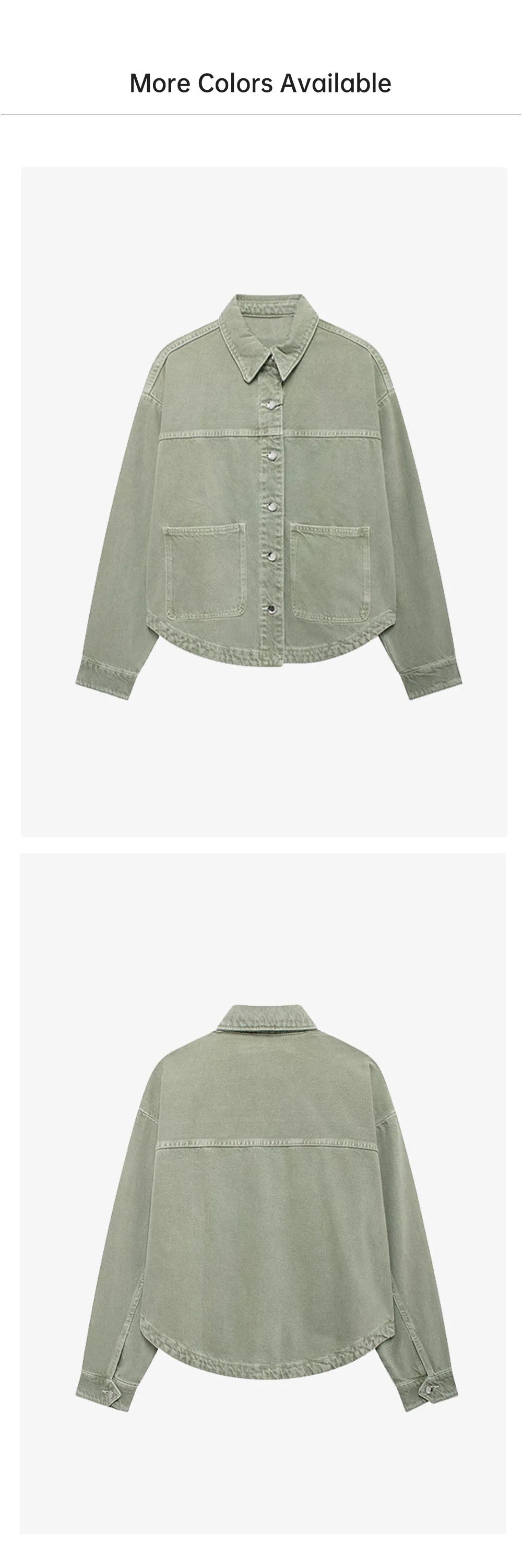 Veste Denim Premium Lencensa - Manteau Femme Haute Qualité Automne 2024