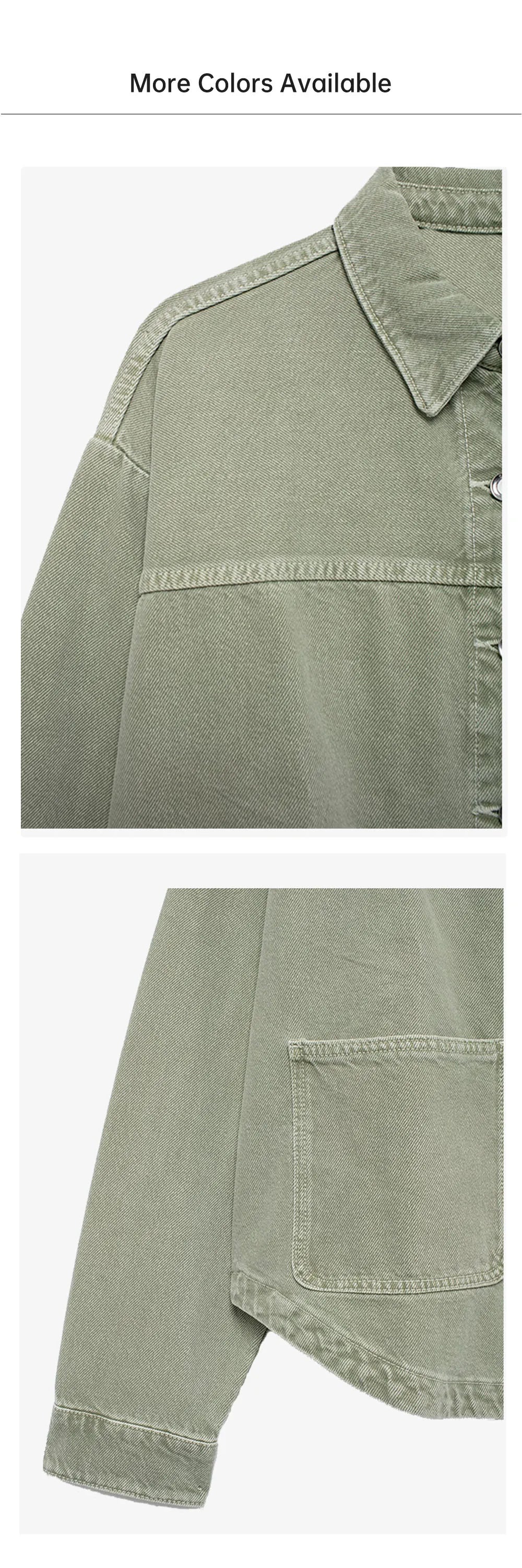 Veste Denim Premium Lencensa - Manteau Femme Haute Qualité Automne 2024