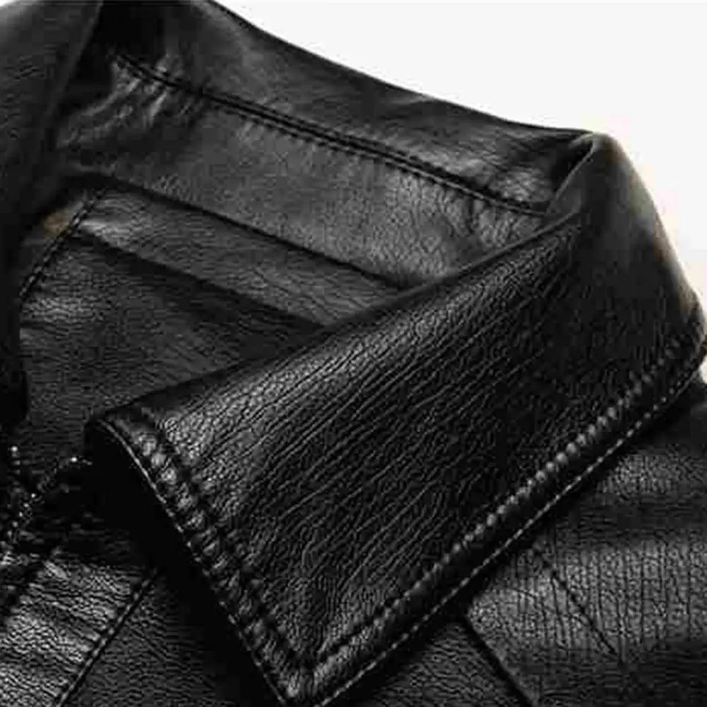 Veste Moto Premium Lencensa - Cuir Col Montant - Qualité Exceptionnelle Automne