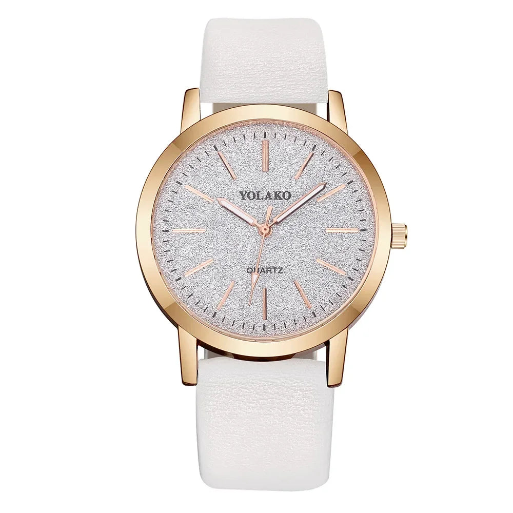 Femmes montres marque de luxe mode dames Montre Reloj Mujer Montre en cuir femmes Femme montres à Quartz Montre Femme