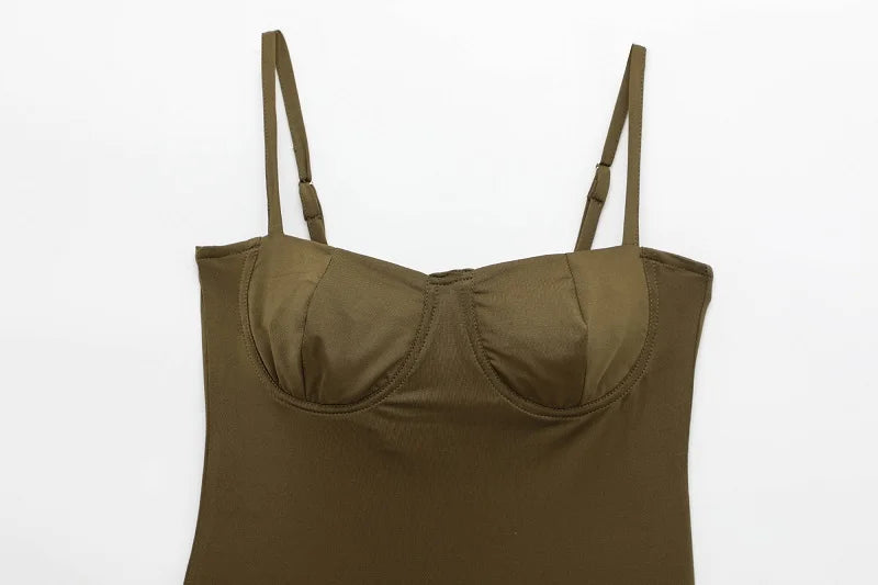 MUJER Sexy Satin Body Femmes Dos Nu Bustier Top Femmes Sexy Tenues Lingerie Bodys pour Femmes Sans Manches Femmes Top Body