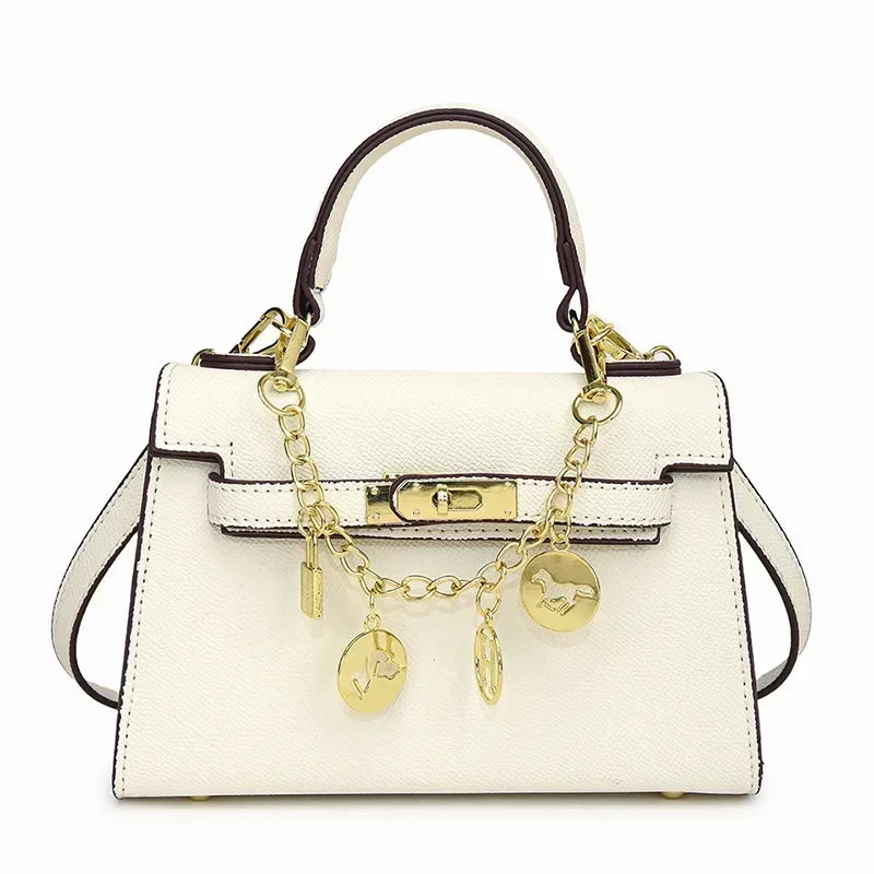 2025 sac fourre-tout à serrure tournante femmes sac à bandoulière minimaliste Style Kelly jour à nuit trajet voyage sac à bandoulière Euro Chic