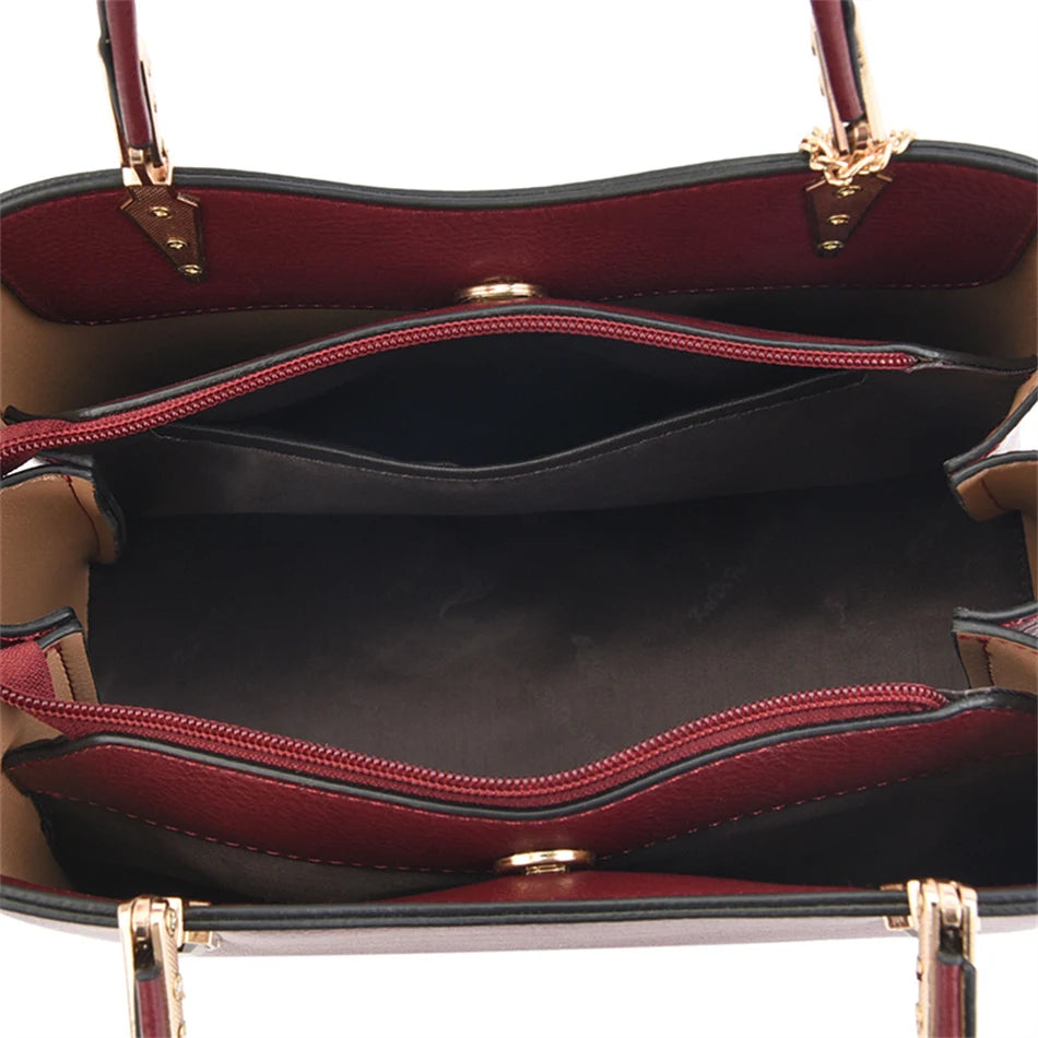 Sac à Main de Luxe en Cuir Souple pour Femme, Sacoche à Bandoulière de Styliste à 3 Couches, Fourre-Tout de Grande Capacité, 2022