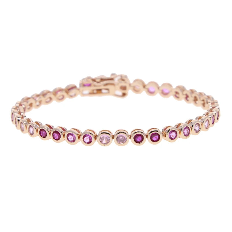 Bracelet en zircone cubique 5A CZ, lunette géométrique de différentes formes, chaîne de Tennis, bijoux classiques à la mode pour femmes
